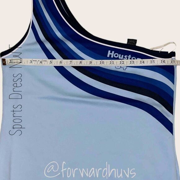 Soho Babe Hardball Classic Sports One Shoulder Dress Size Large - Picture 11 of 13